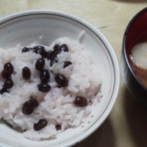 ☆これが普通の赤飯だと思っていた！☆甘納豆の赤飯☆